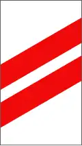 W.243b: Countdown beacon of the distance to a railroad crossing ahead (100m)