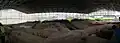 Panoramic view of the excavations.