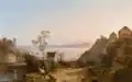 View Of Peekskill, oil on canvas, dated 1846