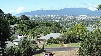 View across Mooroobool from Coreega Close, 2018