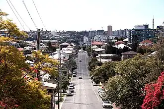 View down Boundary Street