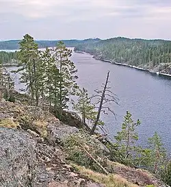 A view from Sulkava Hill Fort (Linnavuori)
