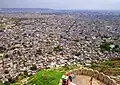 City of Jaipur seen from Nahargarh Fort