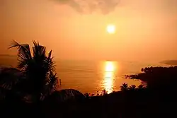 Sunset view from Reis Magos