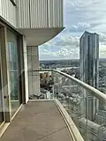 View from apartment balcony