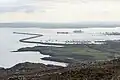 Holyhead Breakwater and harbour from the summit