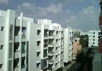 View of Apartments at Miyapur, Hyderabad