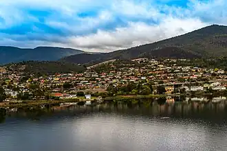 View of Berriedale from MONA