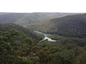 View of Bobbin Head from the Kalkari Visitor Center