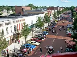 Superior Street near Center, looking south