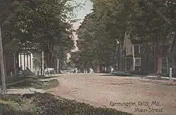 Farmington Falls in 1907