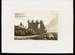 The Temple of Anahita in 1812, by James Justinian Morier