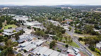 View of central Diamond Creek looking north-east in January 2021.