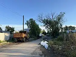 Ruby Street in The Hole, near the Mafia Graveyard Historic Site