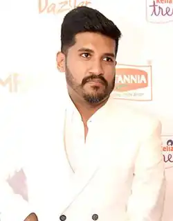 Vijay Yesudas at the 62nd Britannia Filmfare South Awards