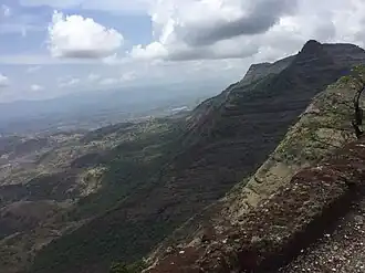 Steep hills around the Fort