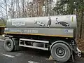 Vilkyškių pieninė company milk tank