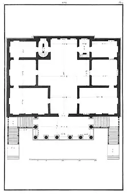 Plan, drawn by Ottavio Bertotti Scamozzi, 1781