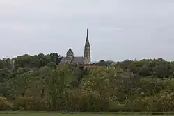 A general view of Mont-Notre-Dame