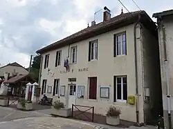 The town hall in 2018.