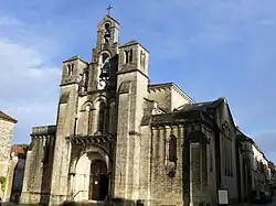 The church in Villefranche-du-Périgord