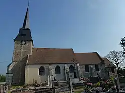 The church in Villez-sur-le-Neubourg