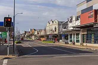 Vincent Street, the main street of Cessnock