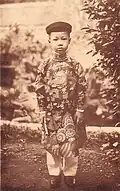 Emperor Bảo Đại with Bài and Kim Khánh