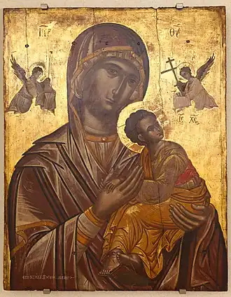 Virgin of the Passion by Emmanuel Tzanfournaris, Early 1600s