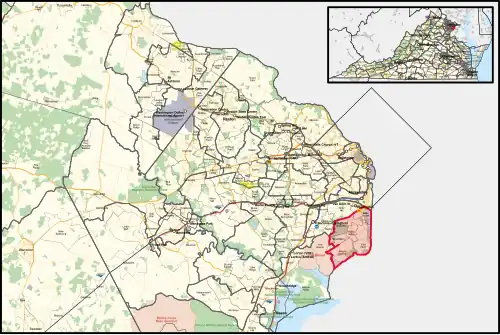 Map of the district