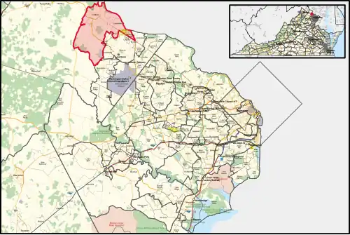 Map of the district