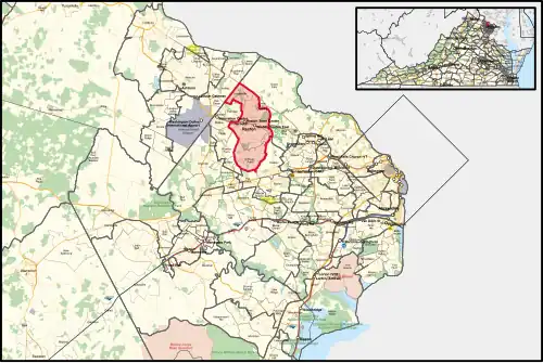 Map of the district