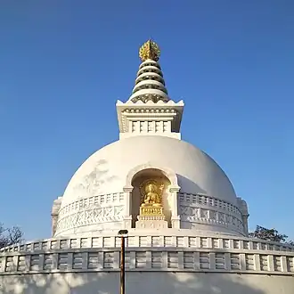 Vishwa Shanti Stupa: Peace Pagoda in Rajgir.