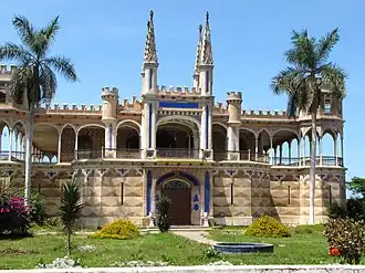 Castillo Unanue, one of the main tourist attractions