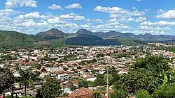 Partial view of Aimorés seen from of the Morro da Caixa d'Água