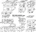 Touring cases schematic for Video display system Kool Jazz Festival 1978