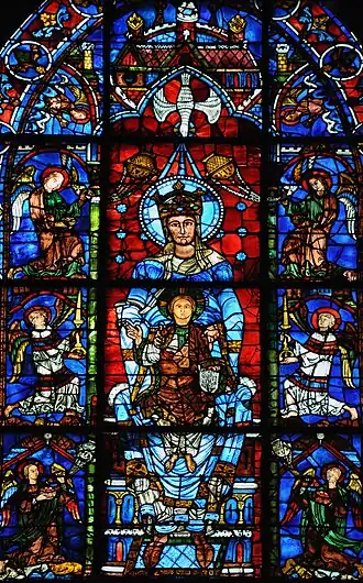 Detail of the Notre-Dame de la Belle-Verrière
