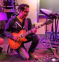 Vivek Maddala during a 2016 soundcheck