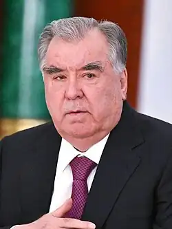 Republic of Tajikistan Emomali Rahmon President of Tajikistan