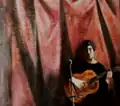 Chechen artist Lechi Abaev. Vladimir Vysotsky, 1985
