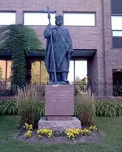 Statue of St. Volodymyr at St. Volodymyr Institute in Toronto, Ontario