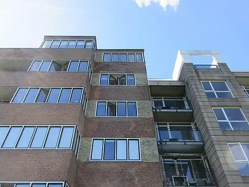 Facade towards the St. Jørgen's Lake.