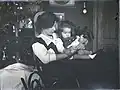 Danica with her niece, future civil engineer Voja Šantel, Christmas 1910