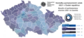 Results of the election by districts.