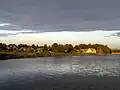 View of the lake from the bridge