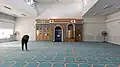 Interior of the prayer hall