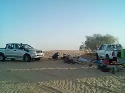 Journey into the Sahara near Taibet