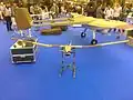 Vrabac next to Pegaz at the 2013 Partner international weapons trade fair