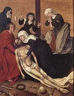 Pietà by Vrancke van der Stockt, 15th century