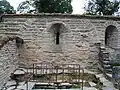 Restoration: day room with stairs to dormitory
